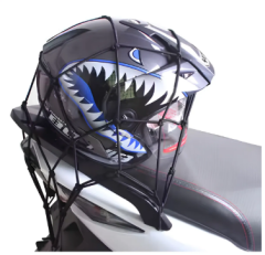 Motosiklet File Bagaj Lastiği Siyah 6 Kancalı Kask Filesi