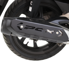 Honda PCX 125 / 150 2018-2025 Uyumlu Egzoz Koruma Kapağı Siyah