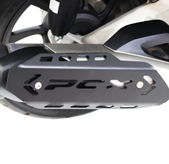 Honda PCX 125 / 150 2018-2025 Uyumlu Egzoz Koruma Kapağı Siyah