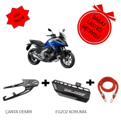 Nc700 Nc750 SXD 2021 - 2024 Çanta Demiri & Nc 700 Uyumlu Egzoz Koruma Sacı Demiri