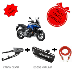 Nc700 Nc750 SXD 2021 - 2024 Çanta Demiri & Nc 750 Uyumlu Egzoz Koruma Sacı Demiri